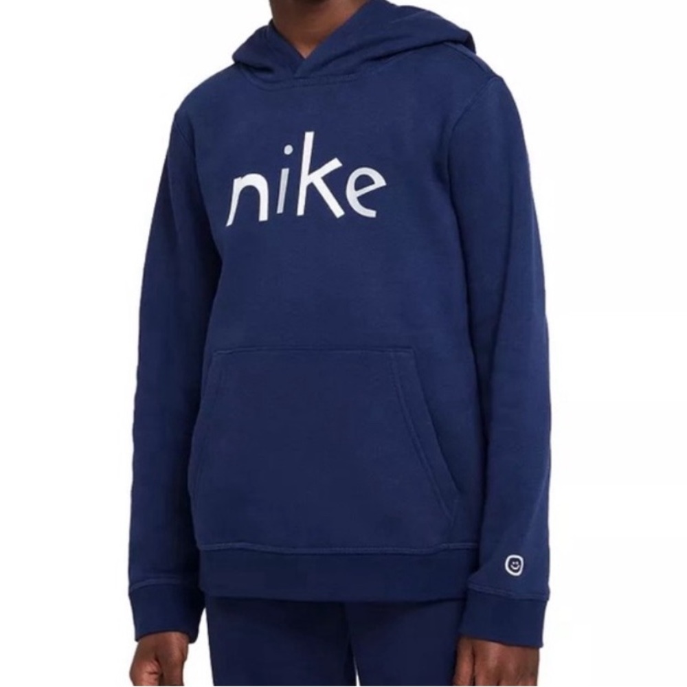 Nike Hoodie Youth Large Core Hybrid Long Sleeve Hooded Active